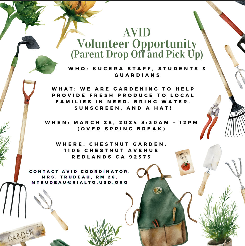 Volunteer Opportunity flyer